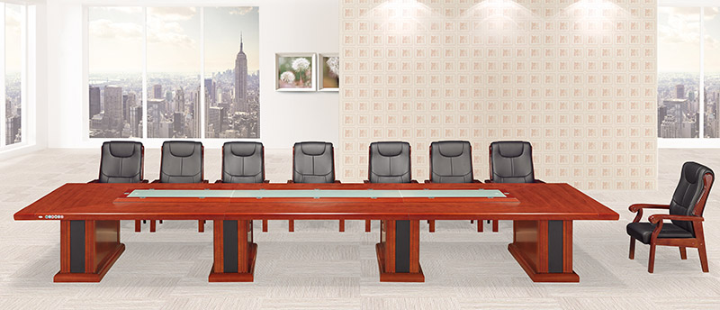 总裁会议桌简约现代实木会议桌