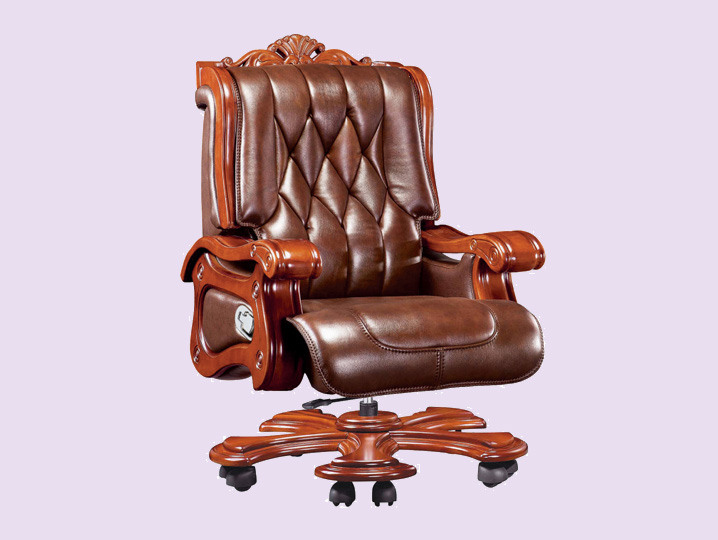真皮大班椅实木老板椅...