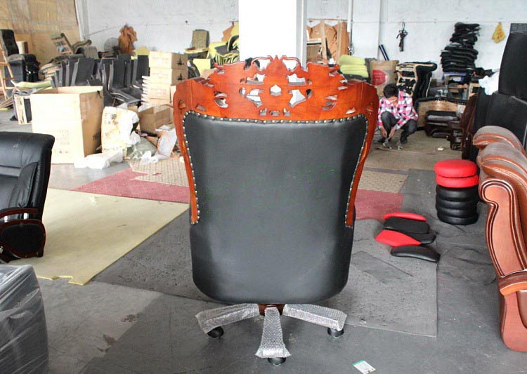 真皮大班椅办公坐椅办公转椅多功能椅