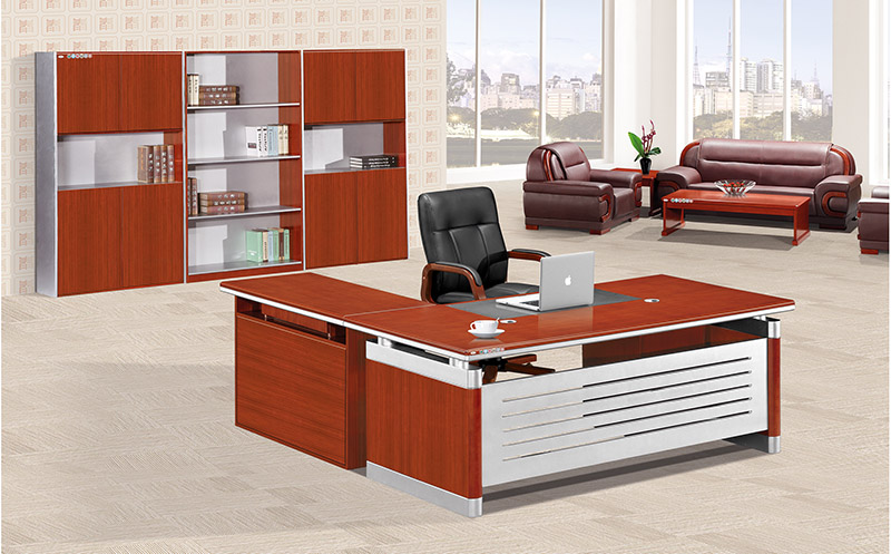 实木办公家具老板桌