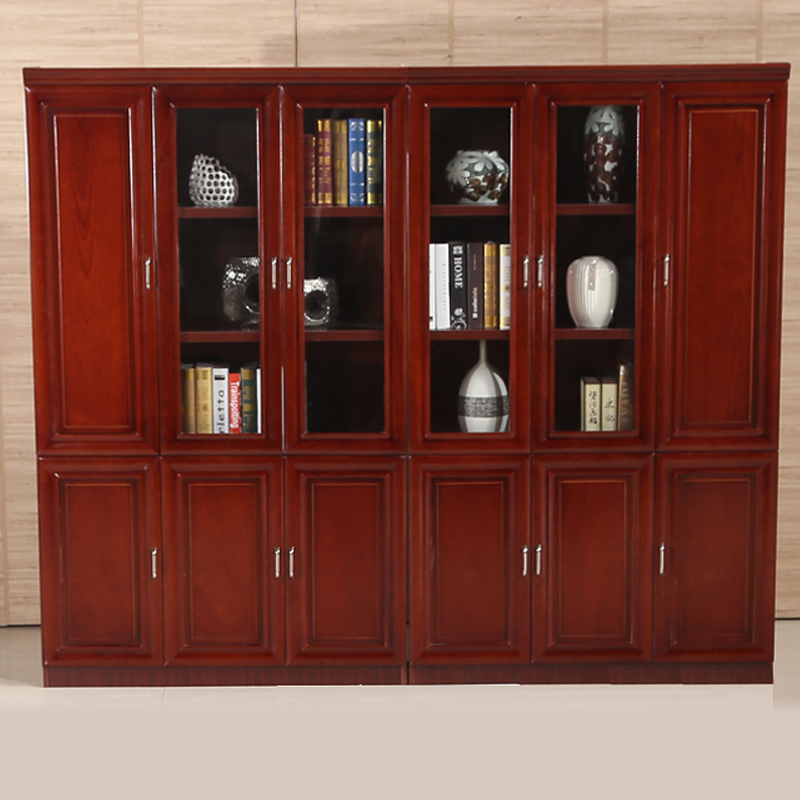 油漆书柜实木资料柜文件柜