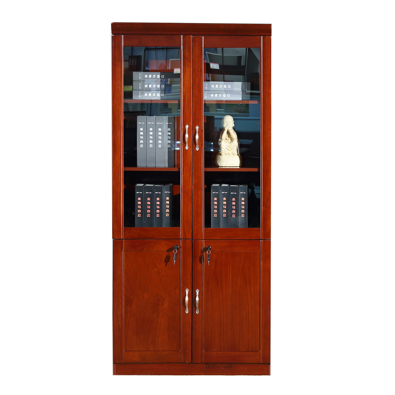 东莞常平木质实木贴皮档案柜