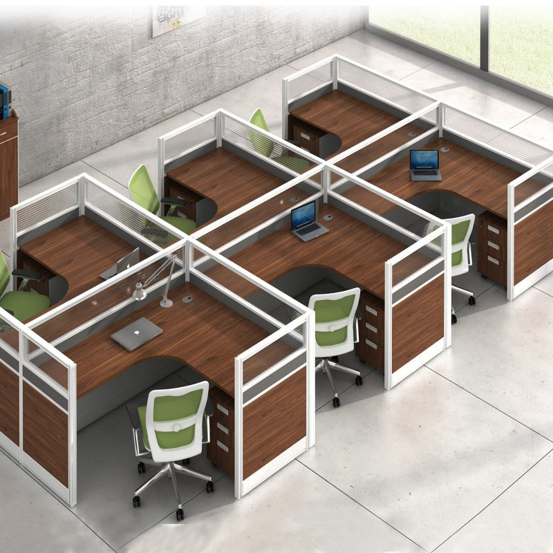 东莞简约双人位办公屏风