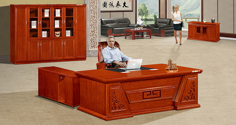新中式办公班台