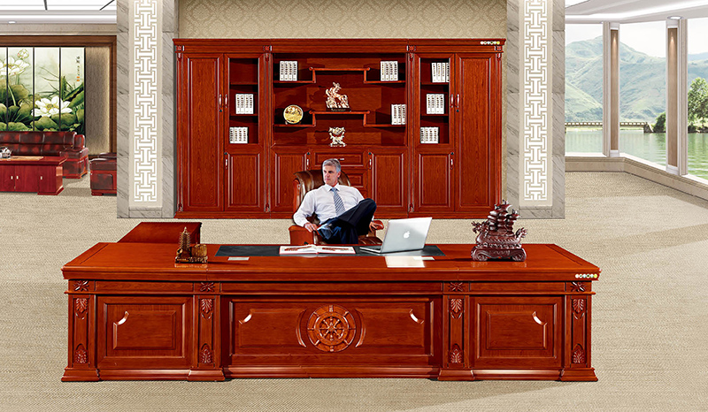 中式办公桌班台