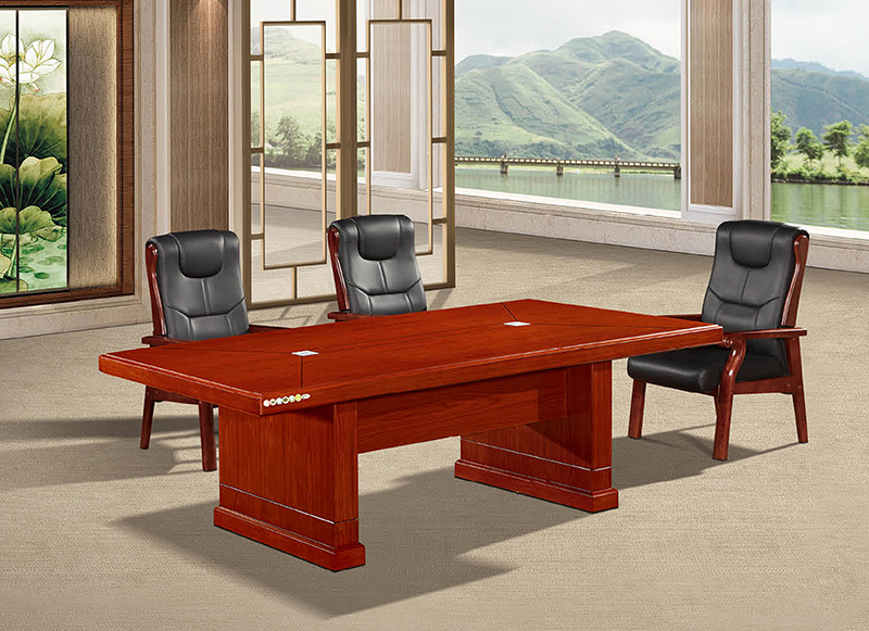 6人小型会议桌,老板会议桌图片