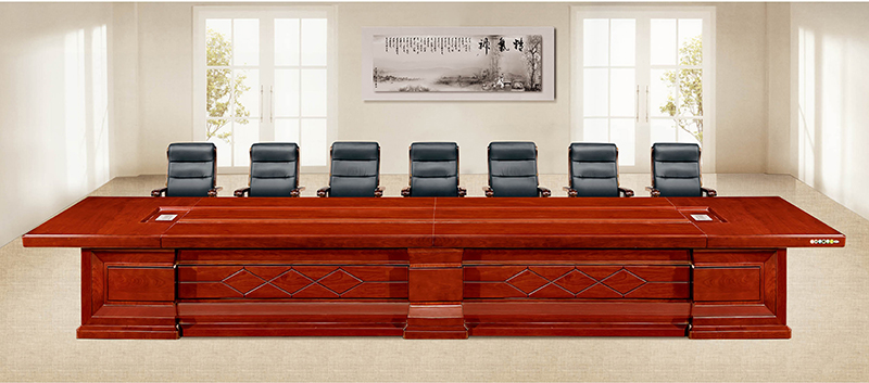 16人办公室会议桌图片