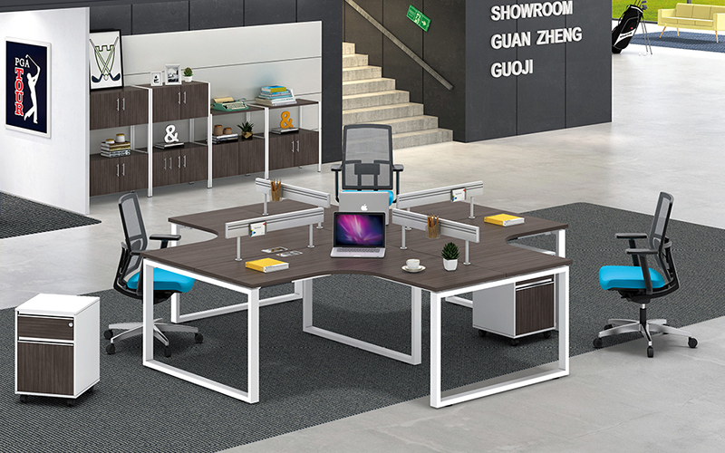 简约现代员工位组合屏风办公台