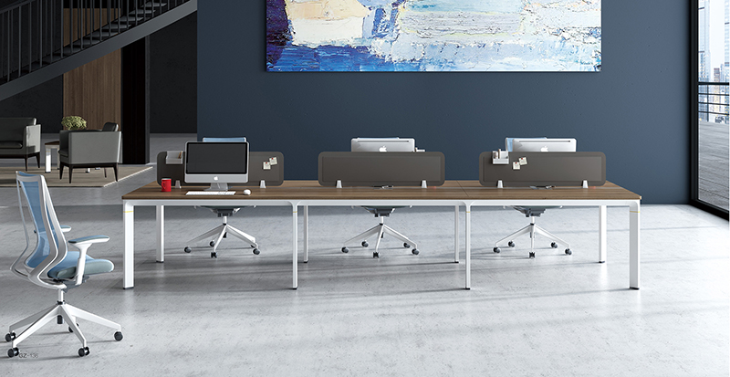 钢架职员办公桌