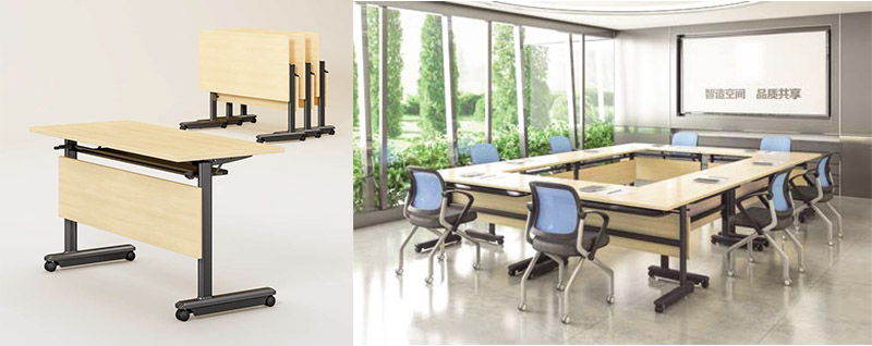 简易时尚小型折叠桌办公小型会议桌