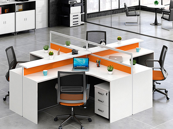 职员桌电脑屏风办公桌...