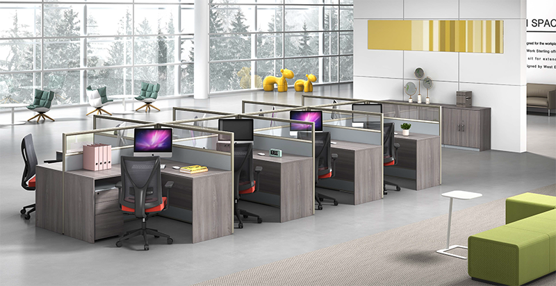 东莞黄江板式办公家具办公屏风桌