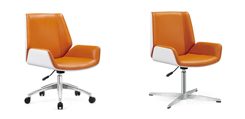 橙色时尚办公中班椅
